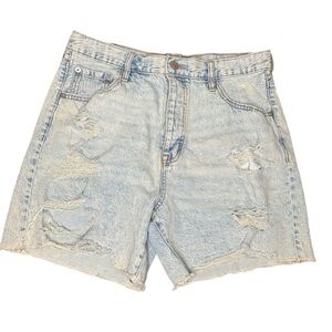 Aeropostale Aero 90s baggy Light Blue Denim Shorts